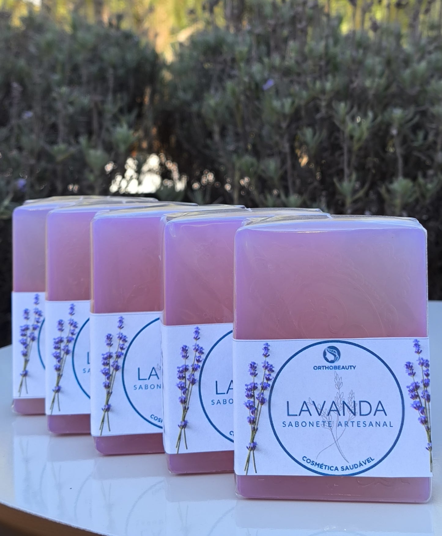 Sabonete artesanal de lavanda 120g