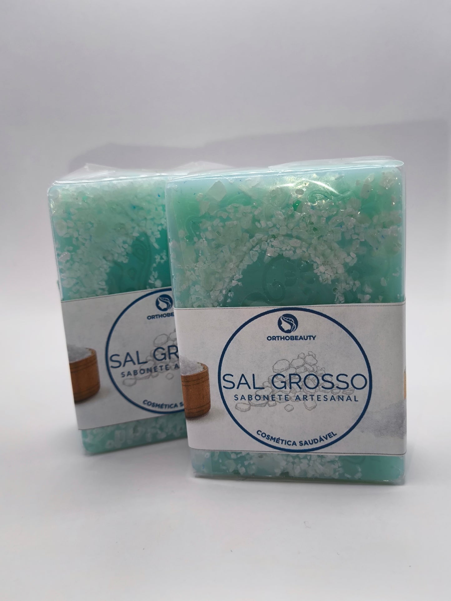 Sabonete artesanal de Sal grosso 120g