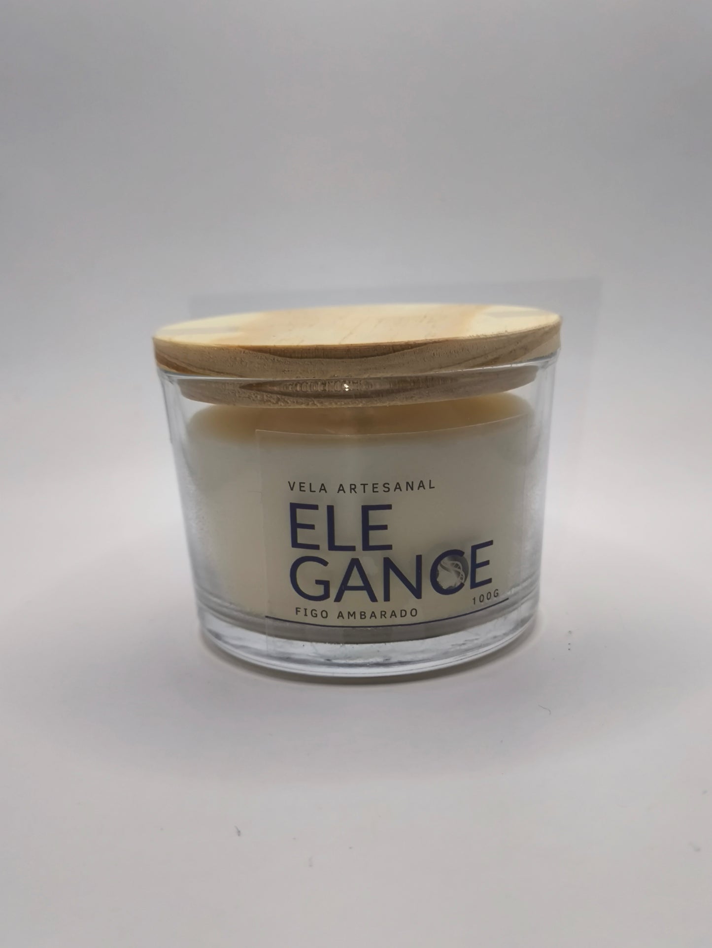 Vela aromática Elegance - aroma Figo Ambarado