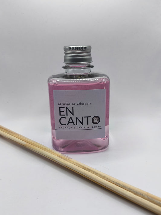Difusor aromático Encanto - fragrância Lavanda e Vanilla