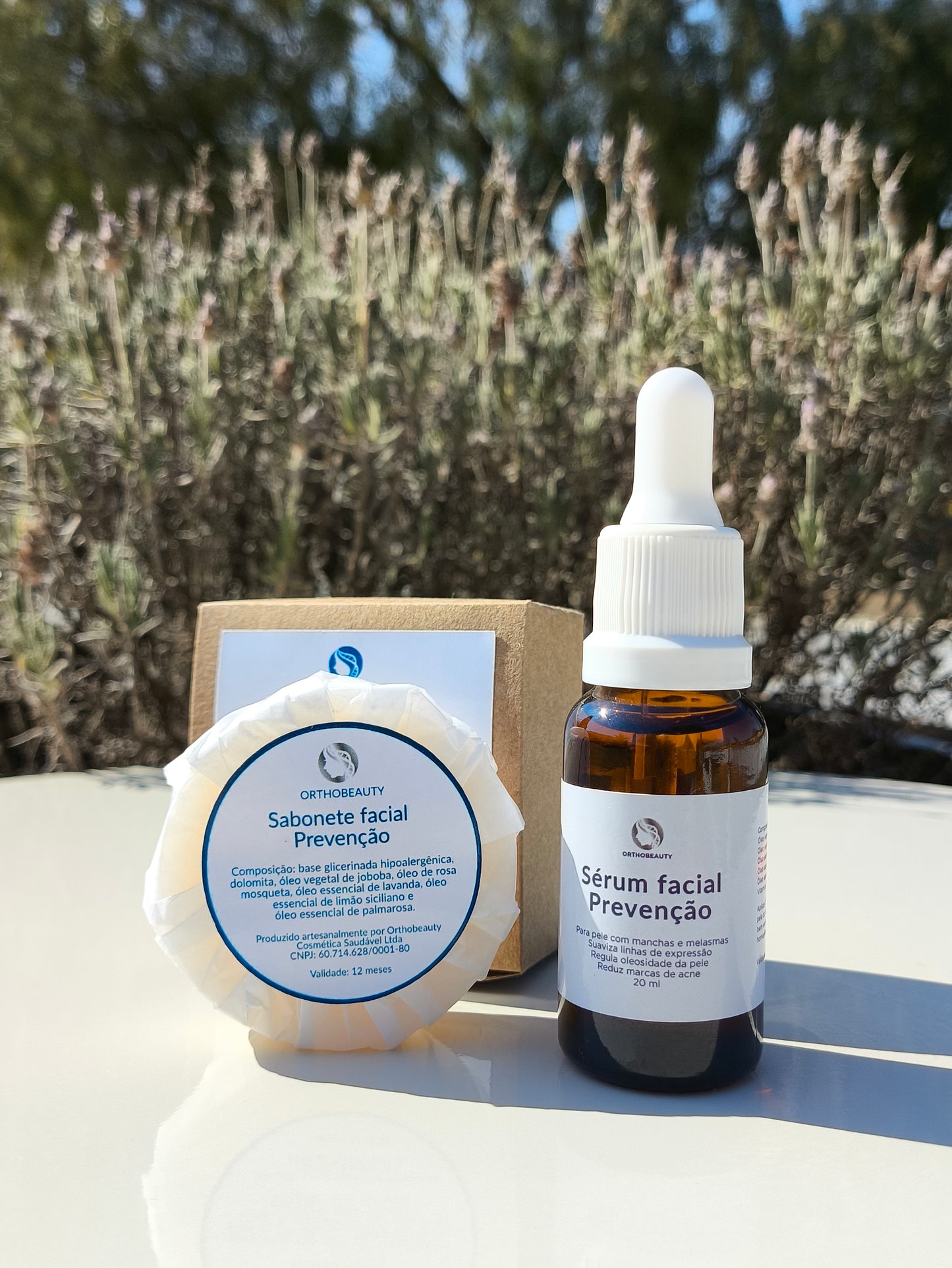 Kit facial uniformizante - Sérum e sabonete facial Prevenção