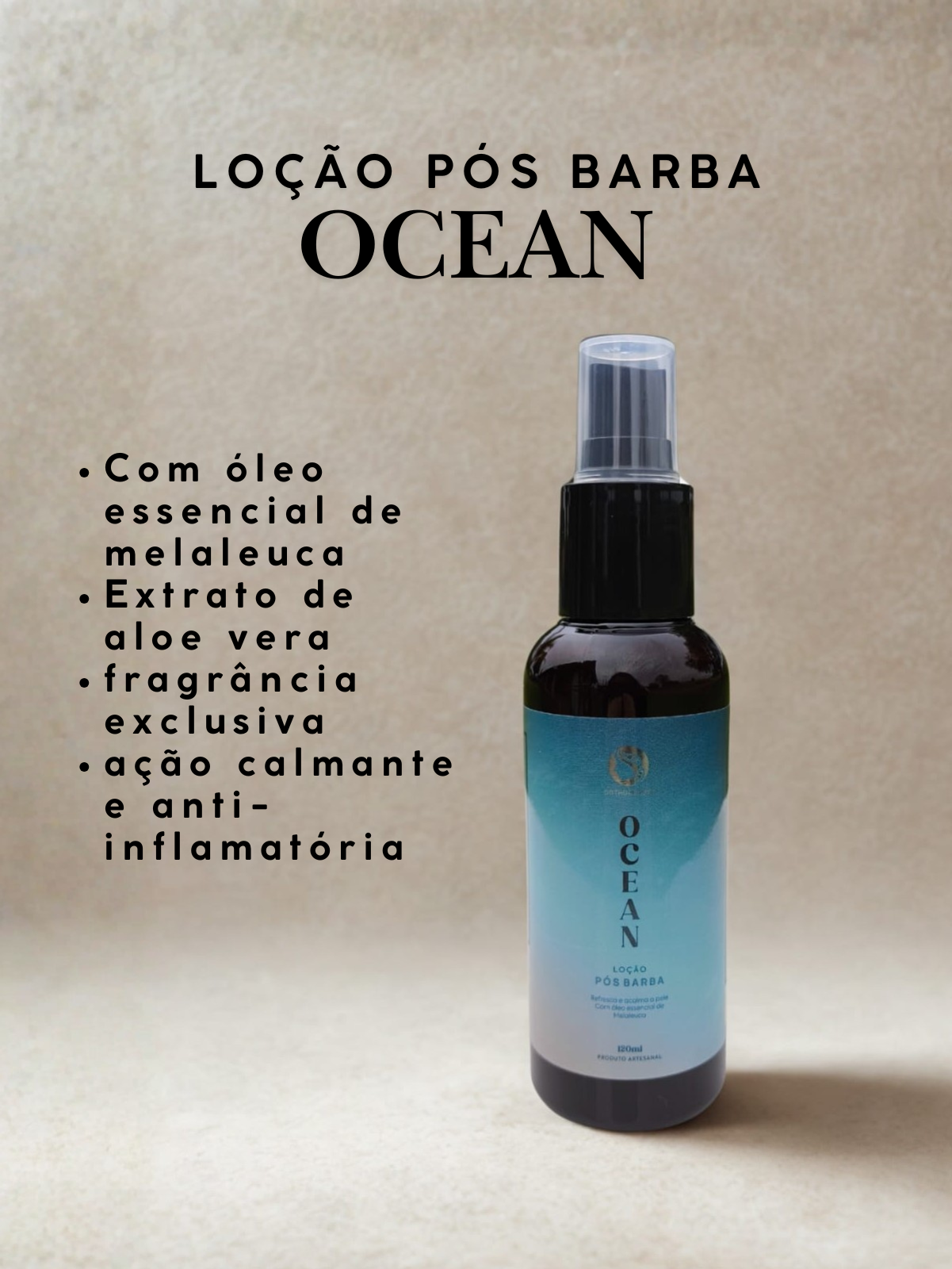 Loção pós barba Ocean - 120ml