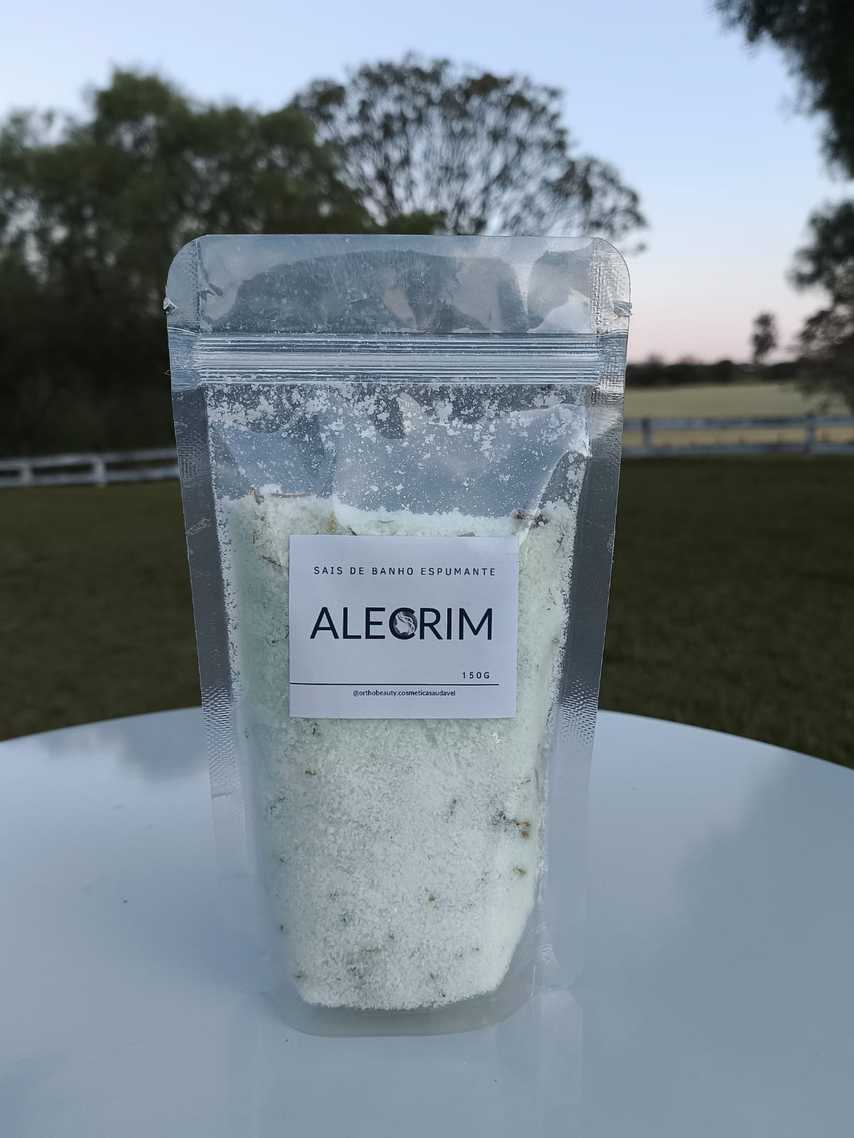 Sais de banho espumante - Lavanda e Chá Branco