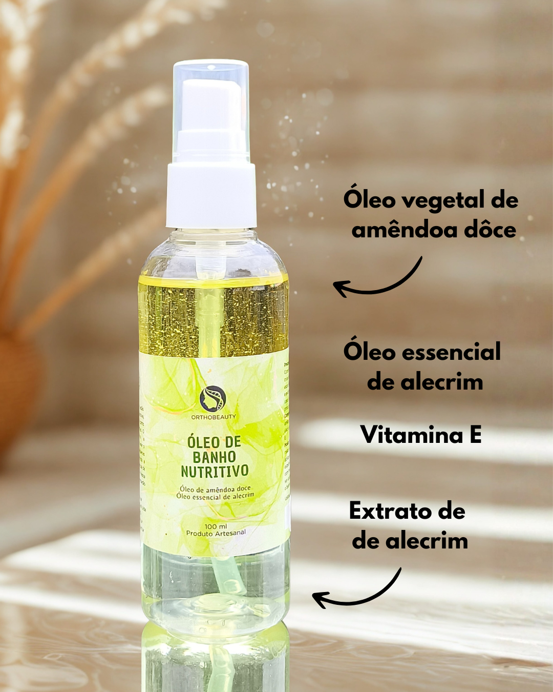 Kit 3 óleos de banho nutritivos - 100ml