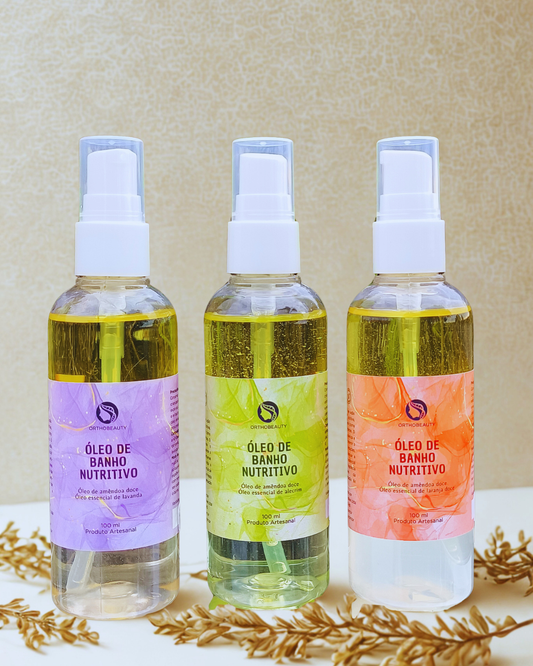 Kit 3 óleos de banho nutritivos - 100ml