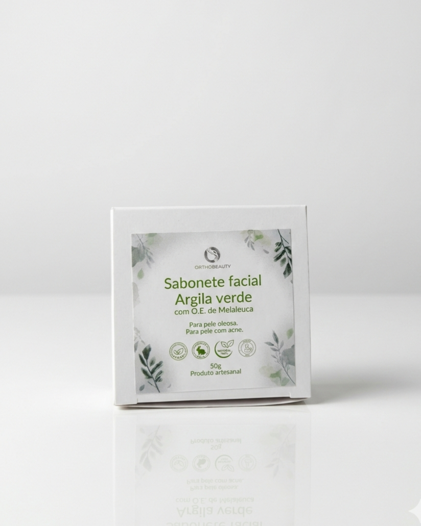 Sabonete Facial de Argila Verde 50g