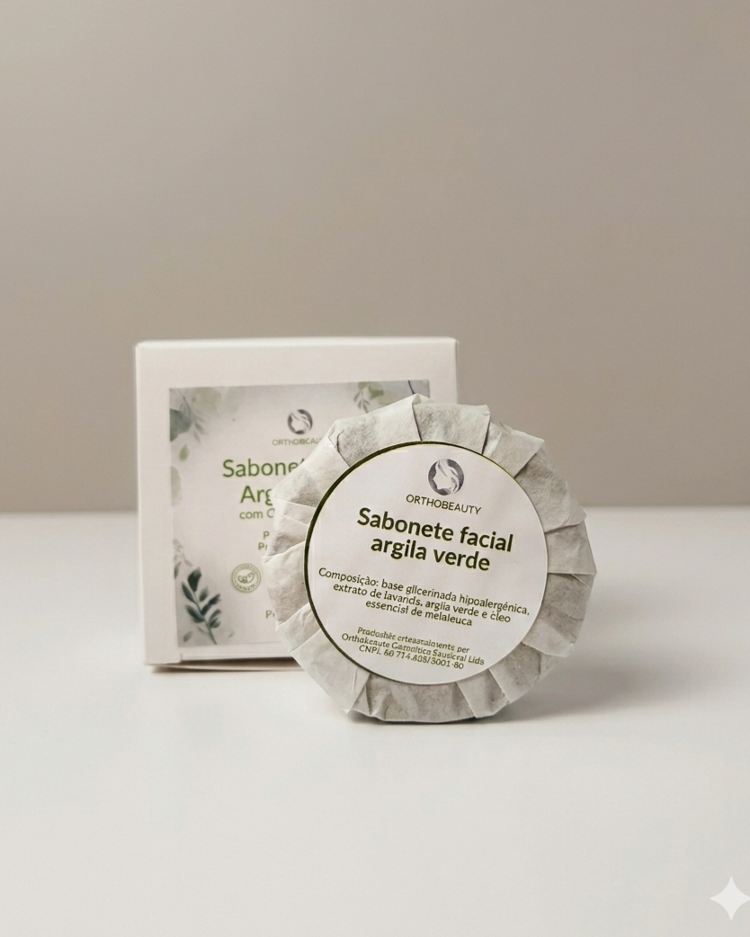 Sabonete Facial de Argila Verde 50g