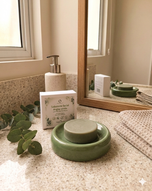 Sabonete Facial de Argila Verde 50g