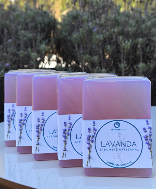 Sabonete artesanal de lavanda 120g