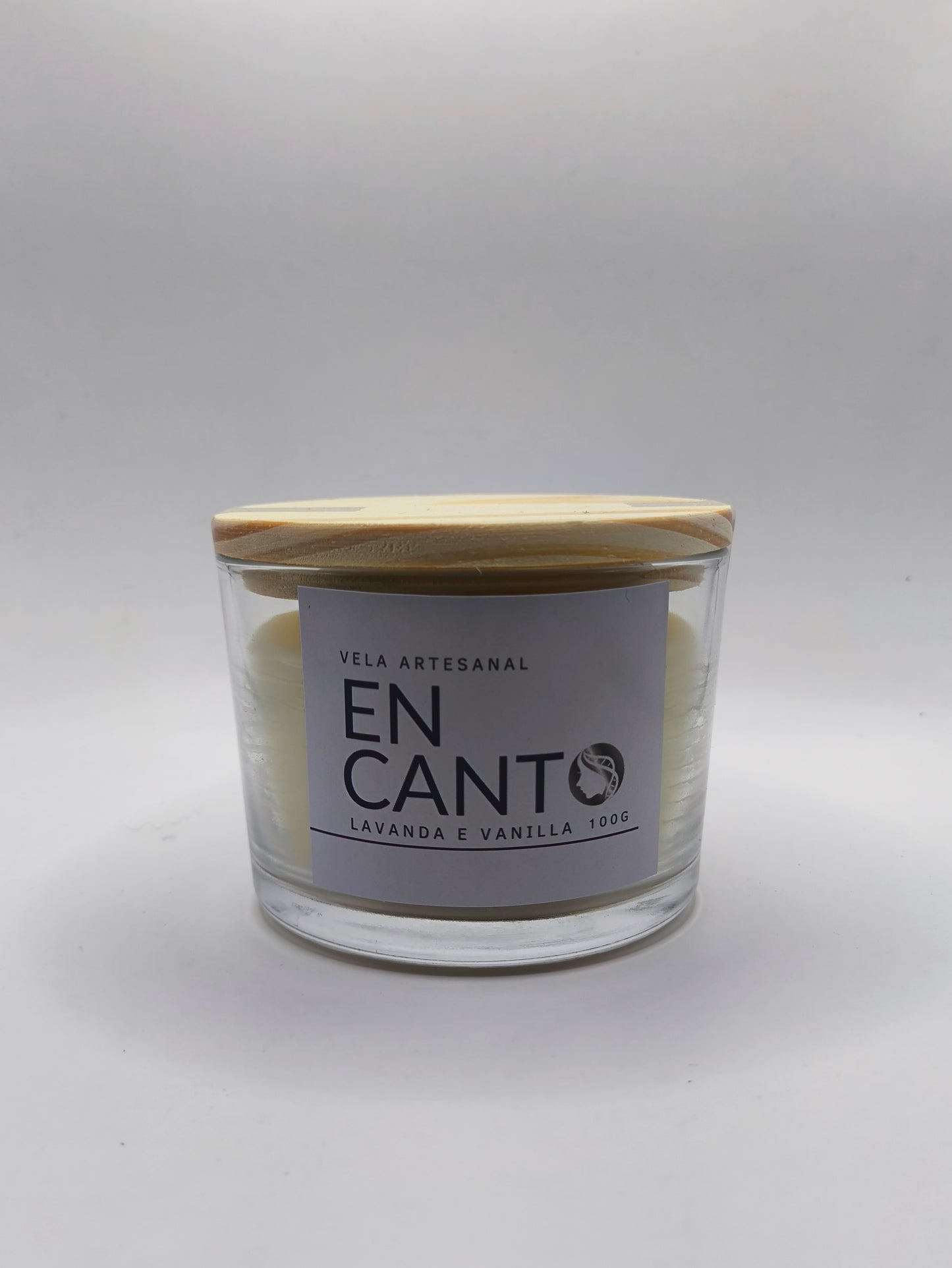 Vela aromática Encanto - aroma Lavanda e Vanilla