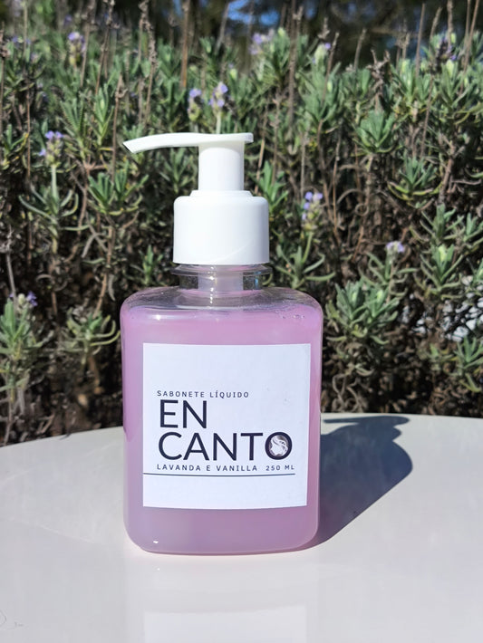 Sabonete líquido Encanto - aroma Lavanda e Vanilla