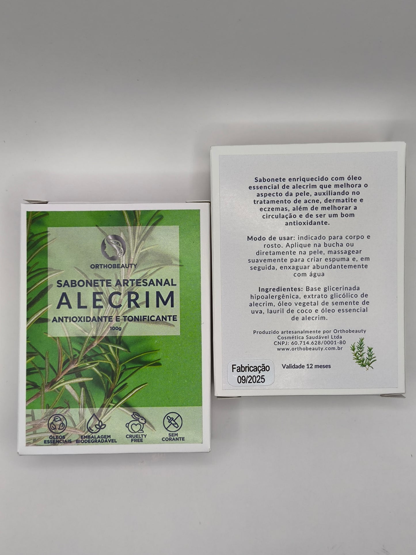 Sabonete artesanal de Alecrim 100g