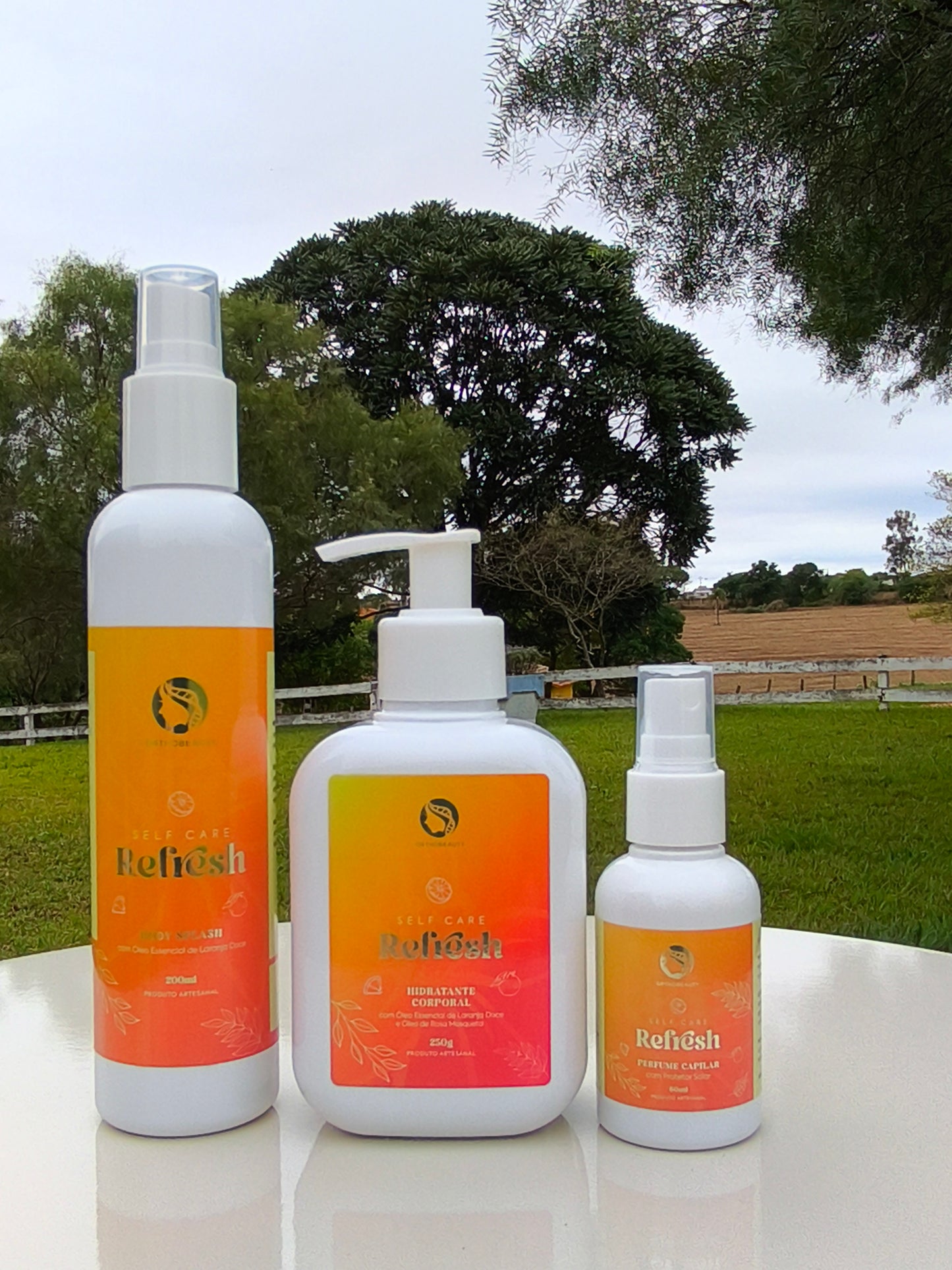 Kit Self Care - Body Splash,  hidratante corporal e perfume capilar
