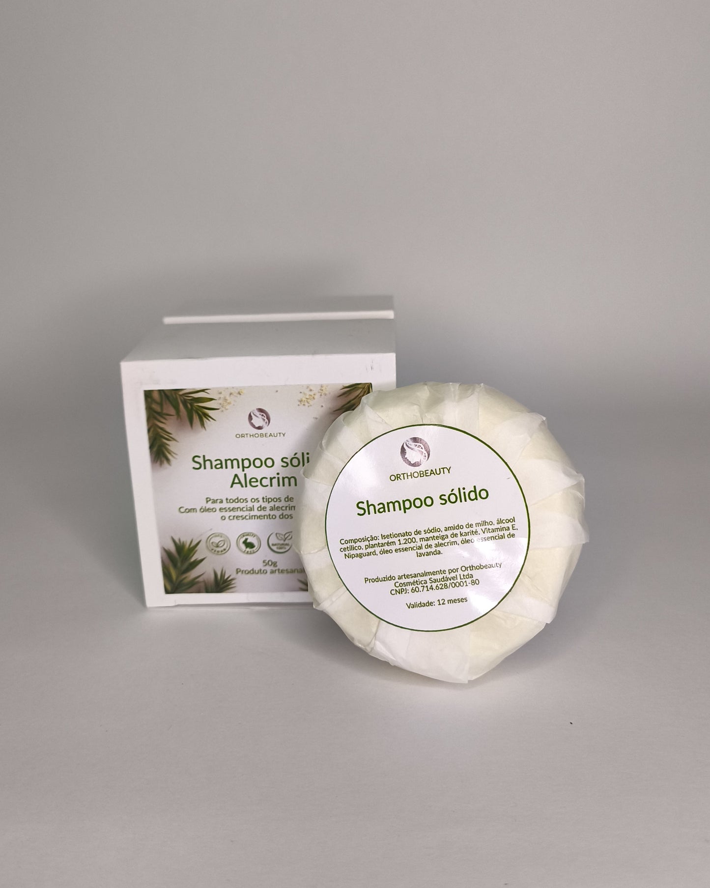 Shampoo sólido - Alecrim - 50g