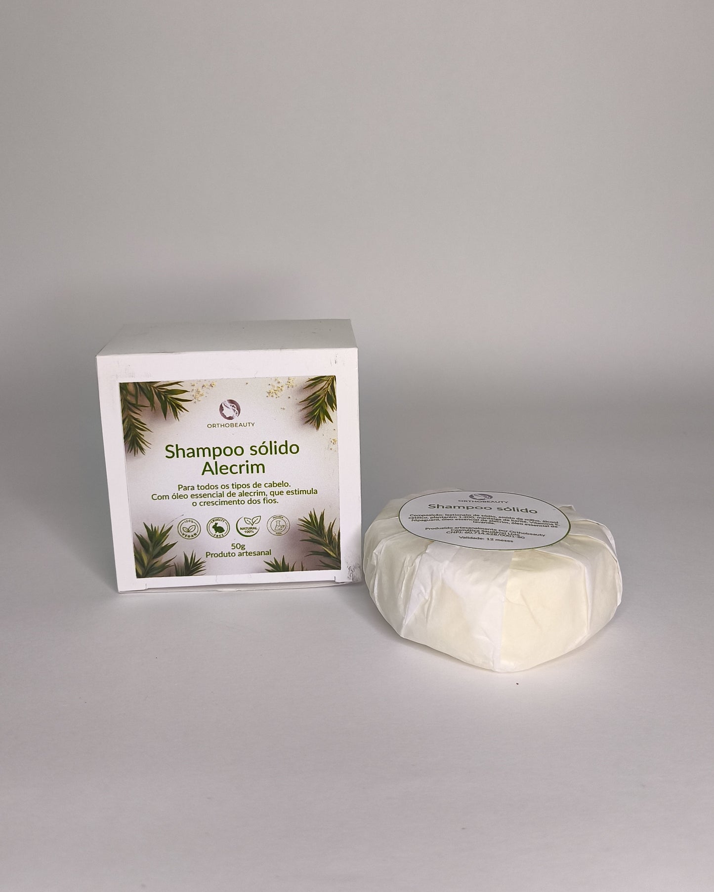 Shampoo sólido - Alecrim - 50g