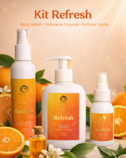 Kit Self Care - Body Splash,  hidratante corporal e perfume capilar