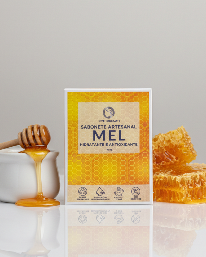 Sabonete artesanal de Mel 100g