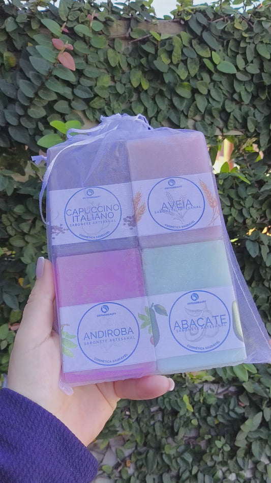 Kit 4 sabonetes hidratantes