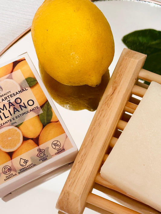 Sabonete artesanal de Limão siciliano 100g