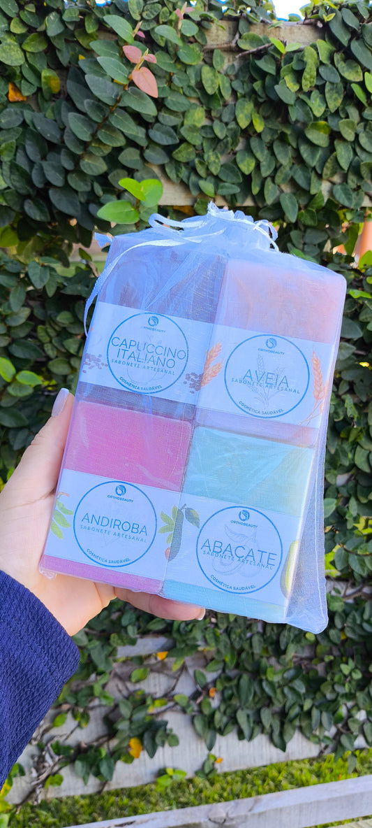 Kit 4 sabonetes hidratantes