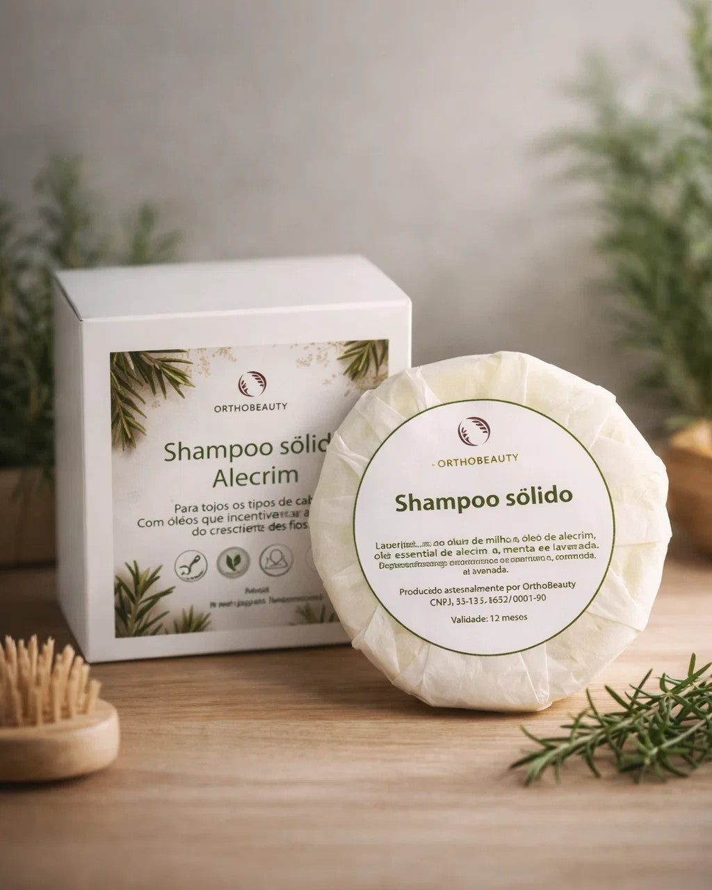Shampoo sólido - Alecrim - 50g